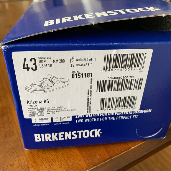 Men’s Birkenstock’s, new with box/tags main image 8